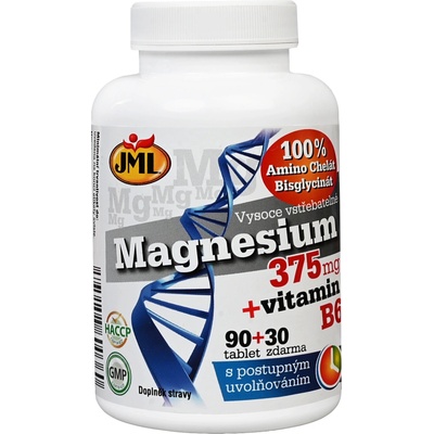 JML Magnesium 375 mg + vitamin B6 120 tablet