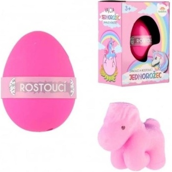 Teddies Vajcia liahnuce a rastúce jednorožec 6cm v krabičke 7,5,5
