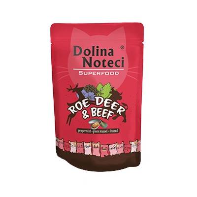 Dolina Noteci Суперхрана с еленово и говеждо месо в пакетче 85 г