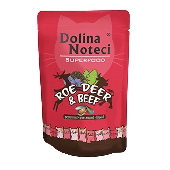 Dolina Noteci Суперхрана с еленово и говеждо месо в пакетче 85 г