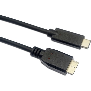 Sandberg 136-07 USB-C - USB 3.0 Micro-B, 1m, černý