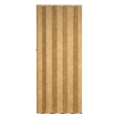 Petromila Koženkové shrnovací dveře světlá hnědá 83x200 cm plné