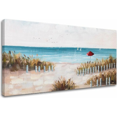 Obraz na plátne PLÁŽ - 100x50 cm