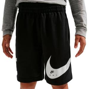 Nike Детски къси панталони Nike Kid's NSW Club FT Short Brand NG Shorts - Black / White - размер XS (701-4517-0111)