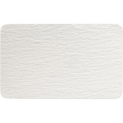Villeroy & Boch Manufacture Rock Blanc porcelánový podnos 28x17 cm