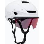 Oakley Каска за шосеен велосипед Oakley Aro7 Road матово бяло/призма