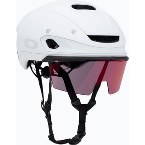 Oakley Каска за шосеен велосипед Oakley Aro7 Road матово бяло/призма
