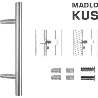 MPkovania FT - MADLO kód K10 Ø 35 mm SP ks Rozteč madla: 500 mm, Rozmer profilu madla: Ø 35 mm, Dĺžka: 700 mm