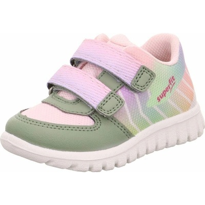 Superfit dievčenskbarefoot tenisky SPORT7 MINI Light Green/Purple