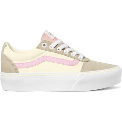 Vans dámske tenisky WM WARD PLATFORM béžová ružová biela