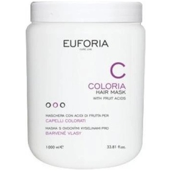 Euforia Coloria ochranná maska pro barvené vlasy s ovocnými kyselinami 1000 ml
