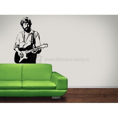 Dekoracie-steny.sk - 749 - Nálepka do bytu - Eric Clapton - 50 x 70 cm