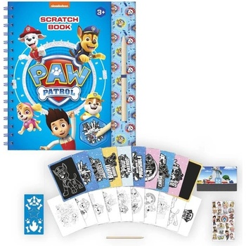 Totum Vyškrabávacie obrázky Labková patrola