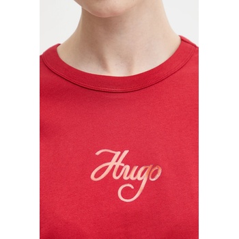 HUGO Памучна тениска HUGO Destrel_3 (50550117)