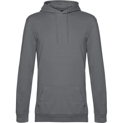 B&C mikina Hoodie s kapucí pánská COT01U03Wx4700 elephant gr