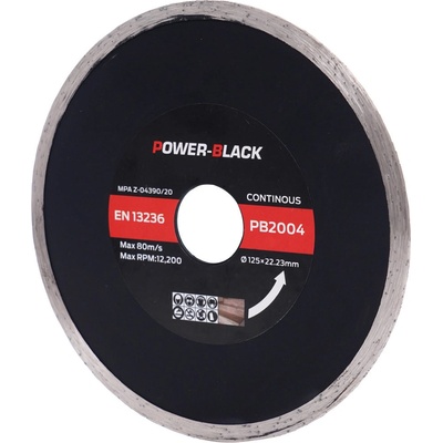 Power Black Diamantový řezný kotouč 125 mm PB2004