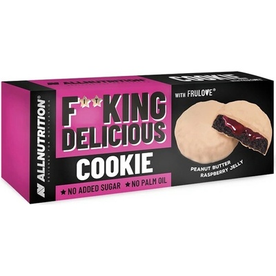 ALLNUTRITION 4 x Fitking Cookie Peanut Butter Raspberry Jelly 128 g