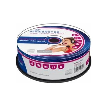MediaRange Audio CD-R 700MB/80min - 25 броя (шпиндел)