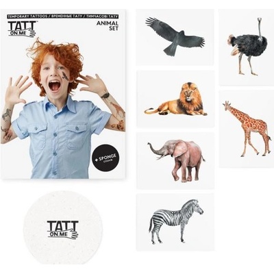 Tetovačky pre deti Zvieratá TATTonMe sada