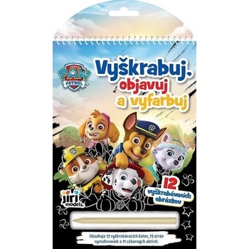 Vyškrabávacie vymaľovanky Labková patrola