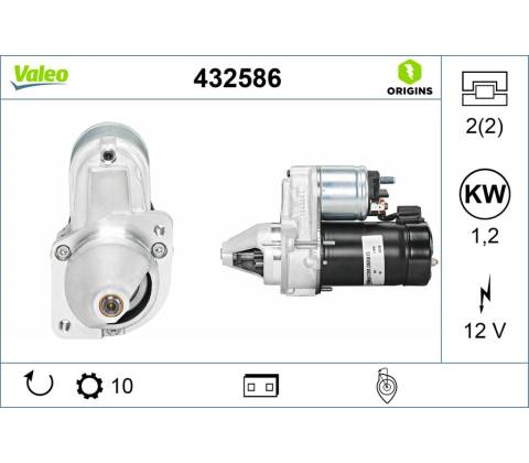 Štartér VALEO 432586