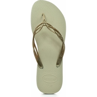 Havaianas Flash Sweet beige straw dámske šľapky