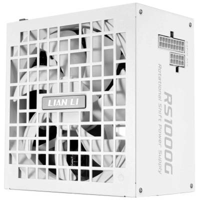 Захранващ блок Lian Li RS 1000W 80+ Gold PCIe 5.1, ATX 3.1, RS Hub - Бял (V37046)