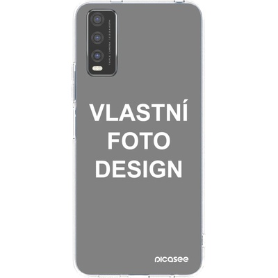 Pouzdro Picasee silikonové Vivo Y20s Vlastní design/motiv čiré