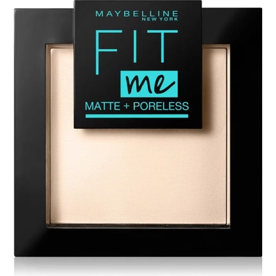 Maybelline new york Fit Me! Matte+Poreless матираща пудра цвят 120 Classic Ivory 9 гр