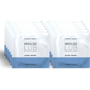 Mixgliss Лубрикант mixgliss - natural water-based lubricant 12 single dose 4 ml