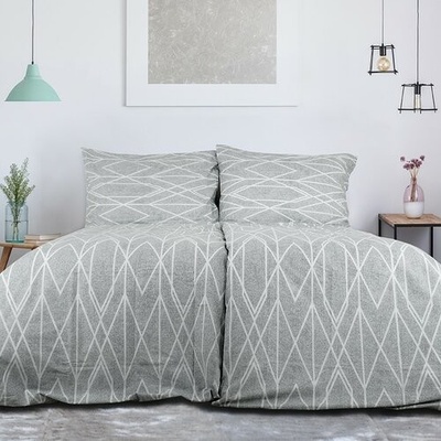 B.E.S. Petrovice bavlna obliečky Exkluziv Gray stripes 140x200 70x90