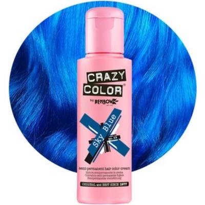 Crazy Color Polotrvalá farba Sky Blue Nº 59 100 ml