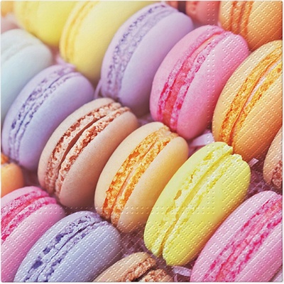 TaT Obrúsky Sweet Macarons 33x33cm