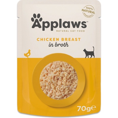 Applaws Cat Natural kuracie prsia vo vývare 12 x 70 g