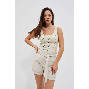 Moodo Пясъчен топ с принт Moodo Moodo | Bezhov | ЖЕНИ | XS