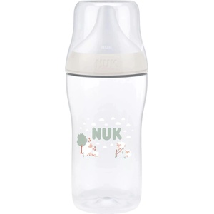 Nuk Шише със силиконов биберон NUK Perfect Match - 260 ml, размер M, 3 м+, овца, зелено (10216323) - ozone