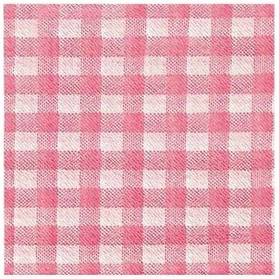 Wimex Obrúsky 1V 33x33 cm KARO červené 100ks