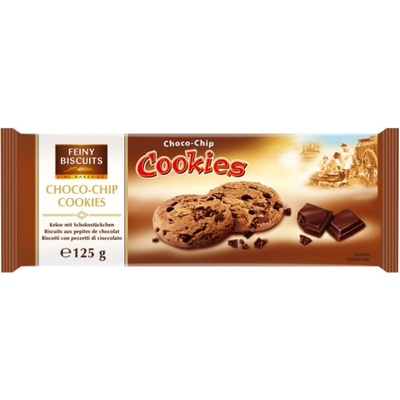Feiny Biscuits ChocoChip Cookies sušenky s kousky čokolády 125 g