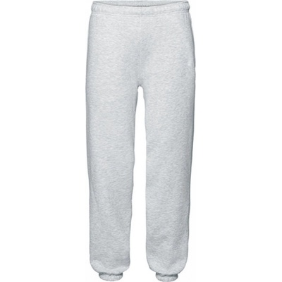 Fruit of the Loom Prémiové tepláky na běhání s elastickým lemem melír F480N šedá
