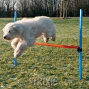 Trixie Agility překážka 3 tyče / 129/115 cm