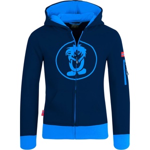 TROLLKIDS Детски суичър Trollkids Kids Sortland Jacket Hoodie - Navy / Medium Blue - размер 128 (EU) (704-1558-1016)