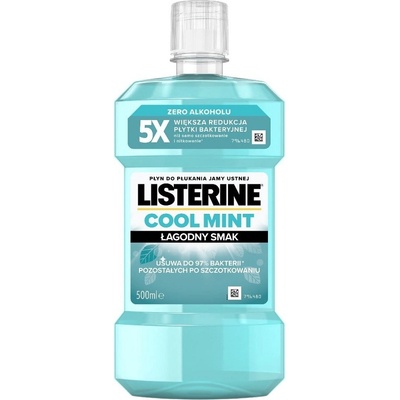 Listerine Cool Mint jemné chuti 500 ml