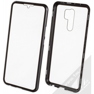 Pouzdro 1Mcz Magneto 360 Cover sada ochranných krytů Xiaomi Redmi 9 černé