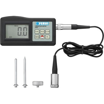 FERVI Дигитален виброметър за измерване на вибрации с магнитна сонда Fervi V002 - 0.1-400 m/sec2 (V002)