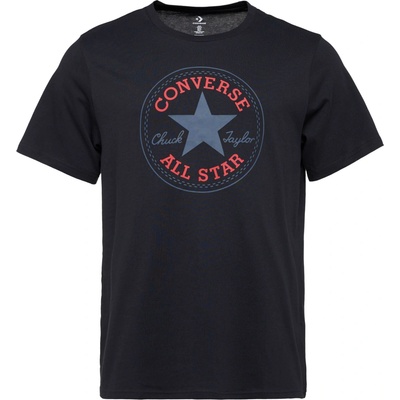 Converse Standard fit center front chuck patch core tee čierne biele červené
