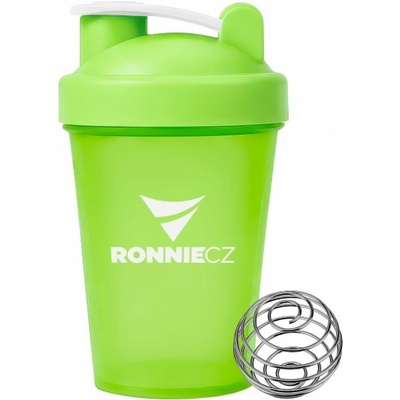 Šejkr Ronnie.cz s míchací pružinkou - 400 ml (zelený)