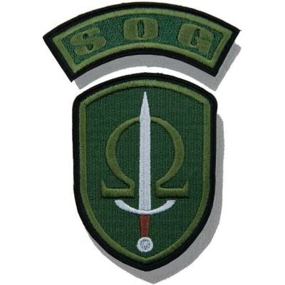 Nášivka: SOG [ssz] olivová | černá