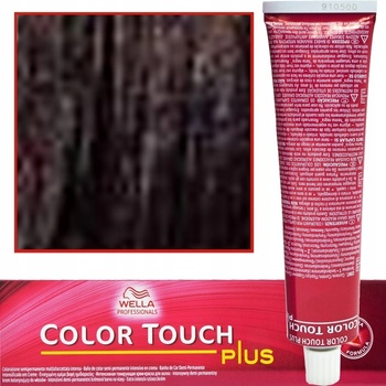 Wella Color Touch Plus Semi-permanantní barva Intenzivní středně hnědá přirodní hnědá 44-07