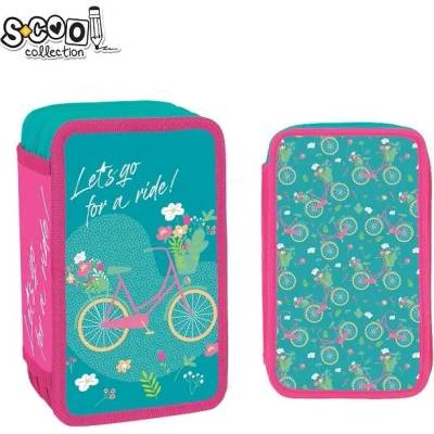 S-Cool Несесер с 3 ципа scool let`s go for a ride, 39 части