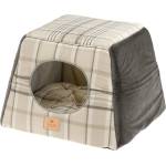 Ferplast Edinburg котешка къща кафява 44 x 44 см